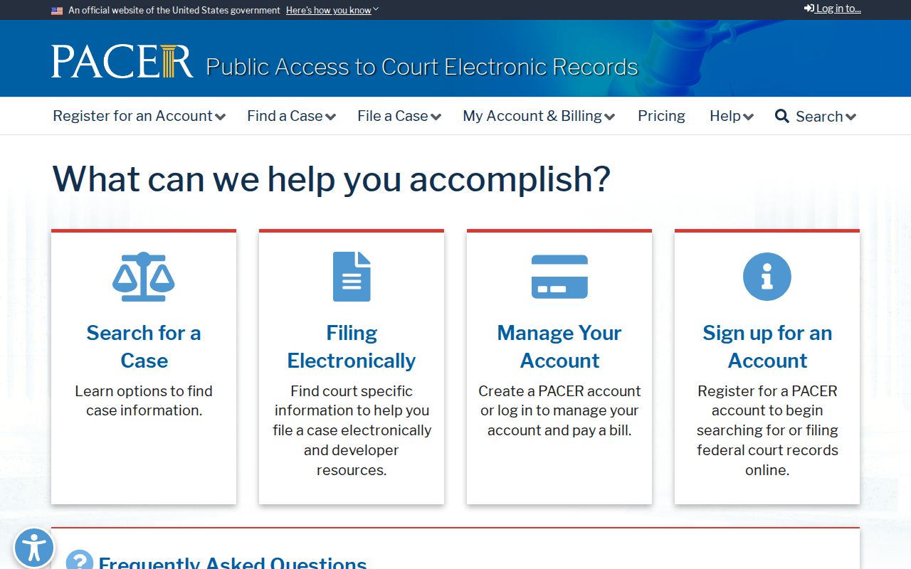 Pico Rivera previous residents research reference to PACER federal court records