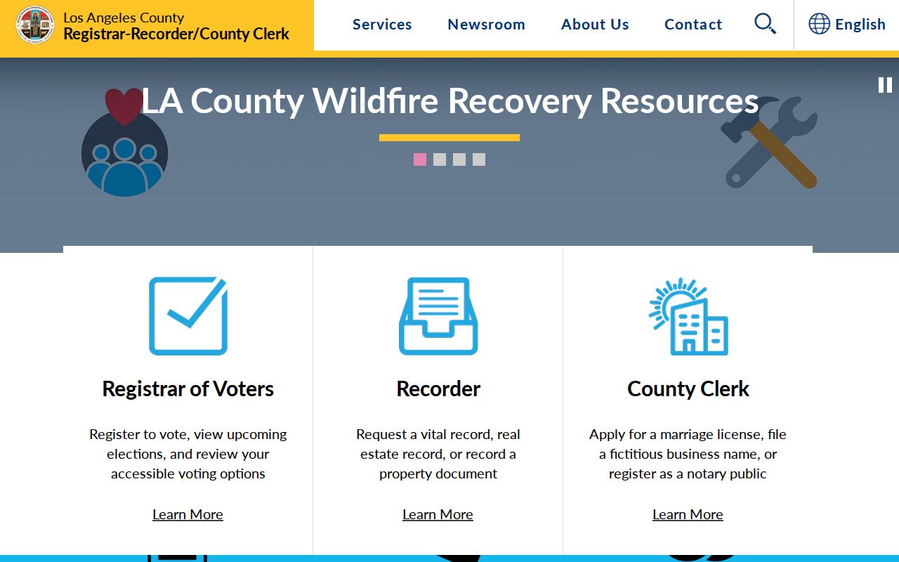 Pico Rivera ZIP code directory reference to the county service hub